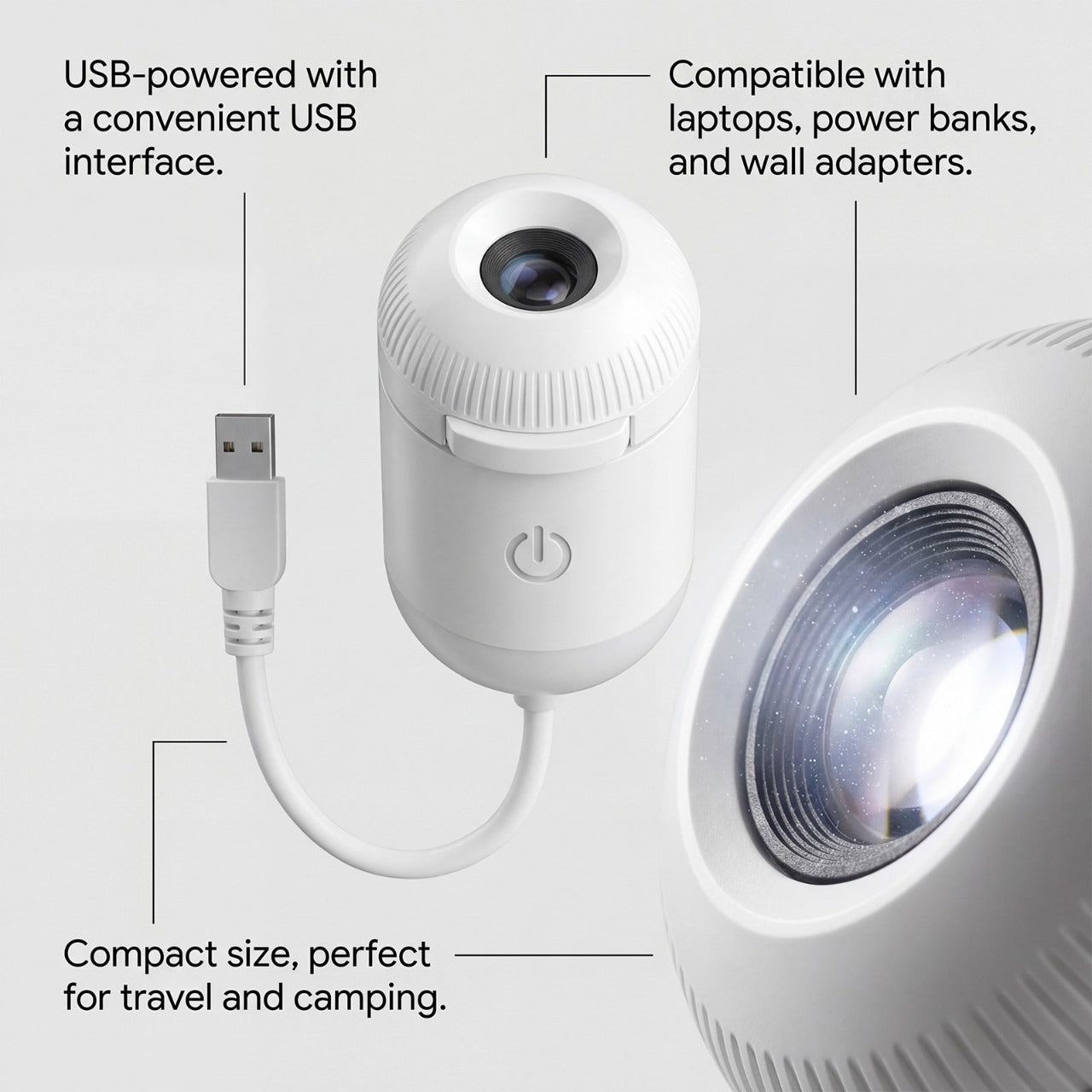 USB Starry Sky Projection Night Light