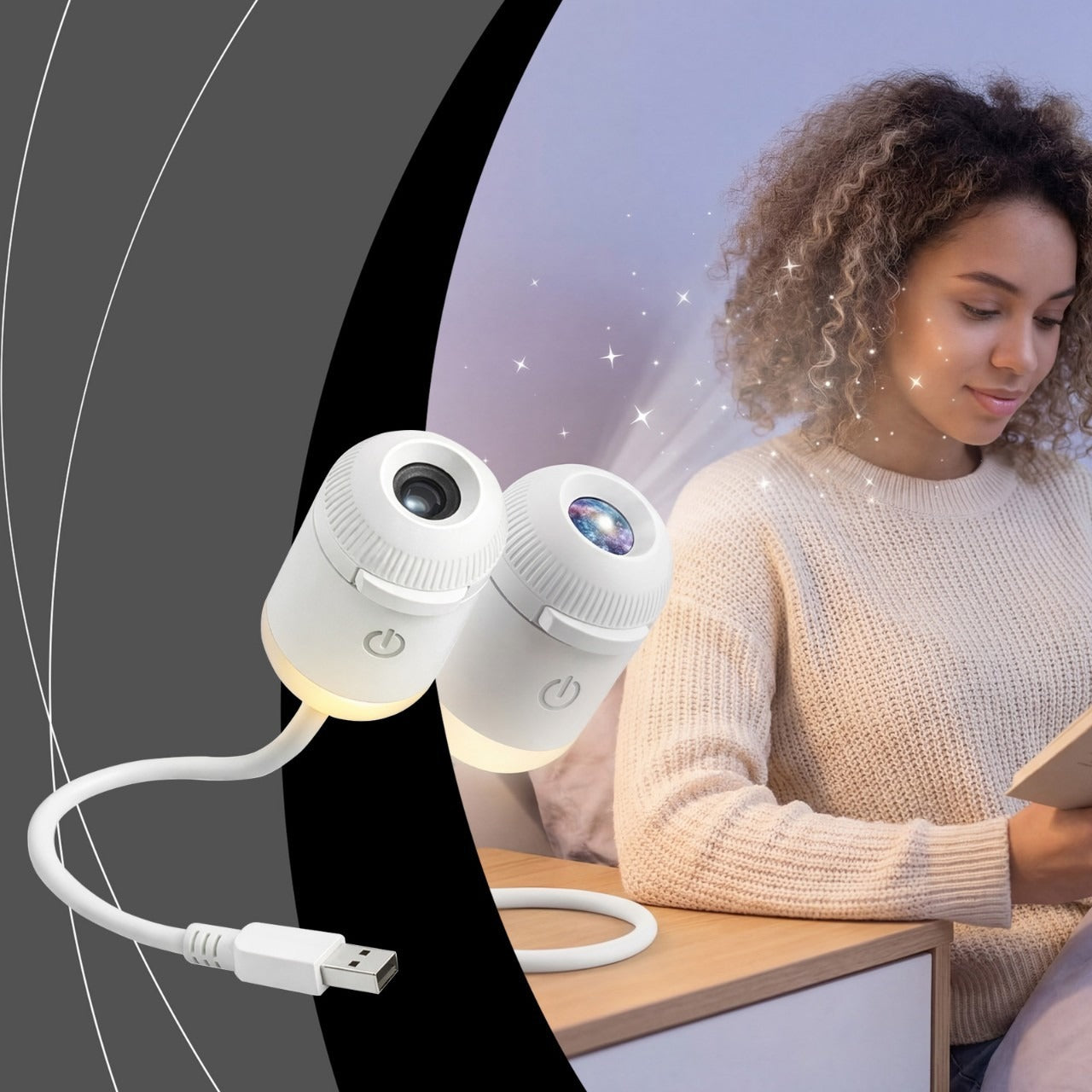 USB Starry Sky Projection Night Light